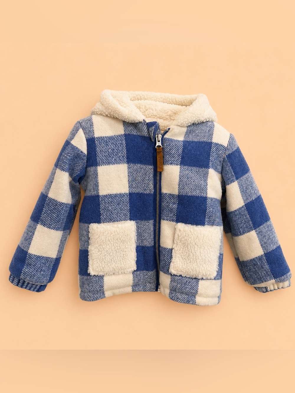 🐻 BUFFALO PLAID SHERPA TODDLER JACKET